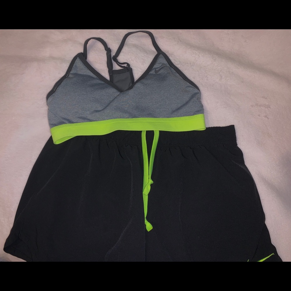 Nike Dri-Fit Two Piece Sports Bra & Short Set